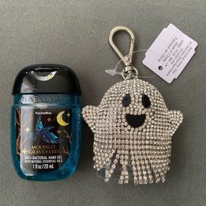 NWT Bath and Body Works Rhinestone Ghost and pocketbac